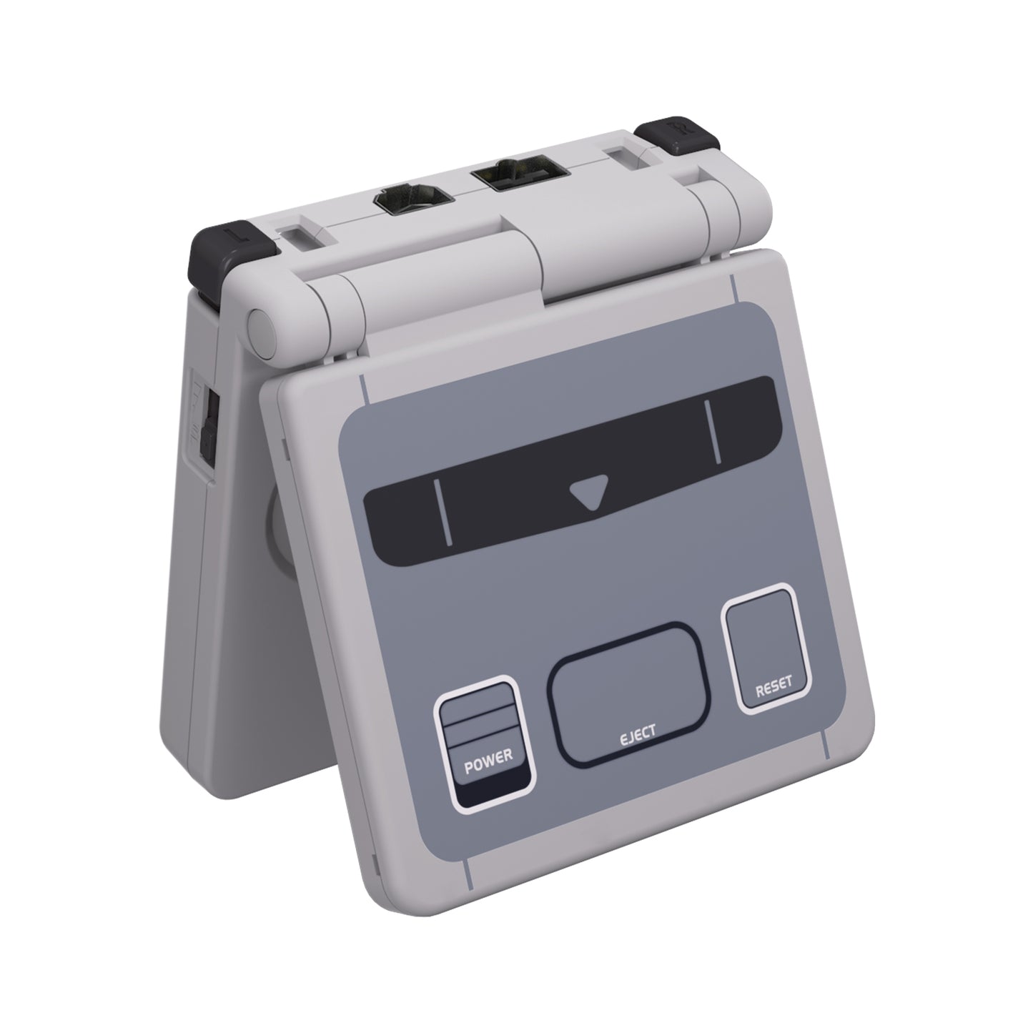 eXtremeRate Retail IPS Ready Upgraded SFC SNES Classic EU Style Custom Replacement Housing Shell for Gameboy Advance SP GBA SP – Compatible with Both IPS & Standard LCD – Console & Screen NOT Included - ASPY004