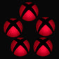 eXtremeRate Retail Removable Logo Power Button LED Red Color Change Sticker Decal for Xbox One Console -GX00083R*5