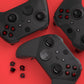 eXtremeRate Retail Three-Tone Black & Clear & Carmine Red ABXY Action Buttons with Classic Symbols for Xbox Series X & S Controller & Xbox One S/X & Xbox One Elite V1/V2 Controller - JDX3M002