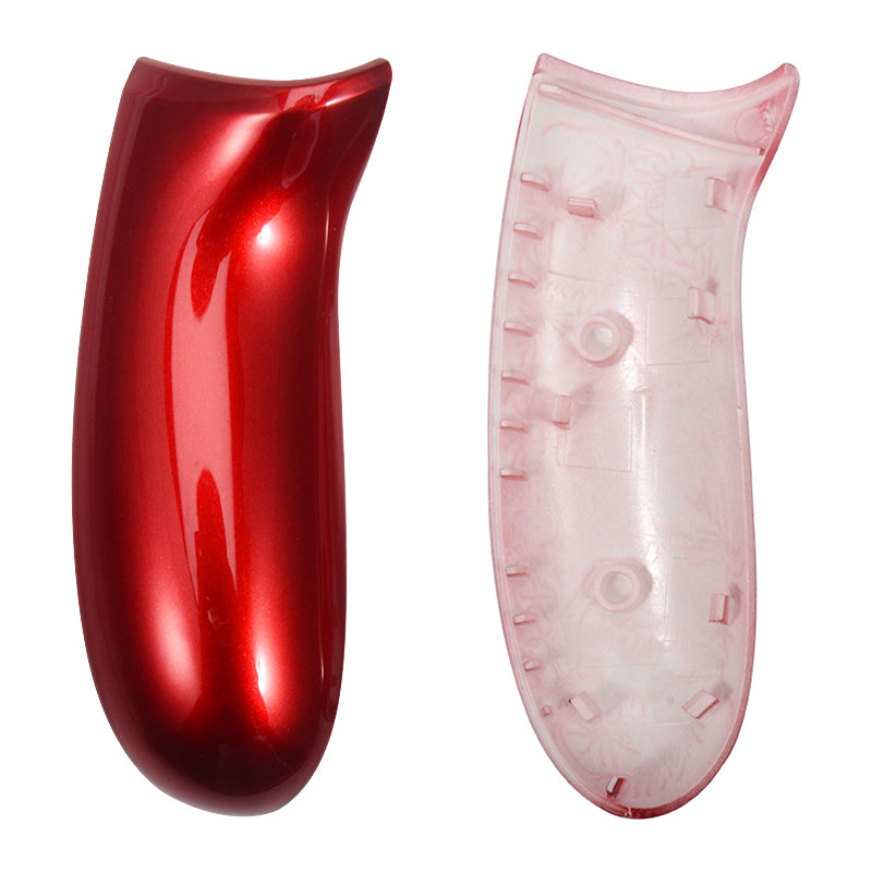 eXtremeRate Retail Polished Gloss Red Housing Panel Side Rails Handles Repair for Xbox One Controller - XOJ1103